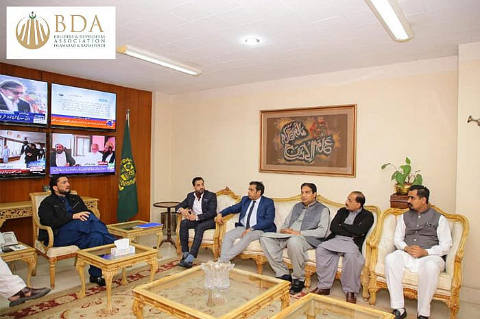 BDA delegation meets Minister of State for Interior, Shehryar Afridi