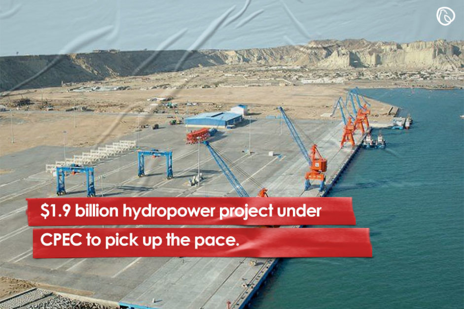 $1.9 billion hydropower project under CPEC to pick up the pace