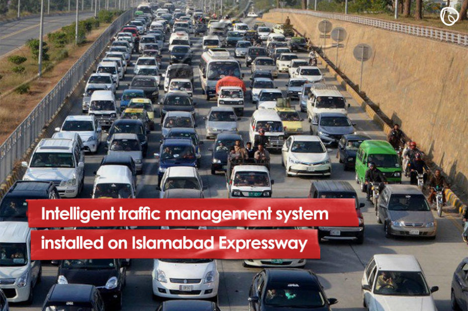 Intelligent traffic management system installed on islamabad expressway