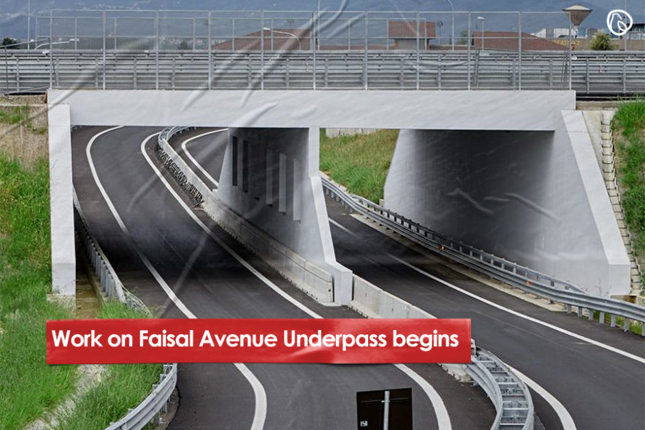 Work on Faisal Avenue Underpass begins
