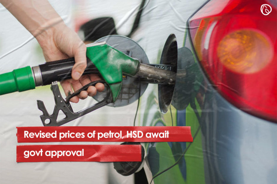 Revised prices of petrol, HSD await govt approval