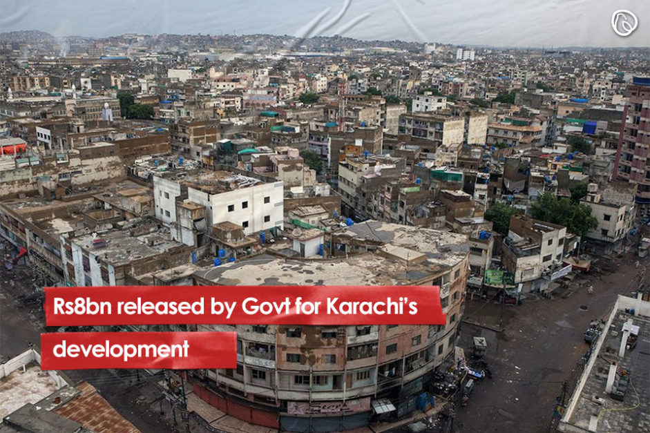 Rs8bn released by Govt for Karachi’s development