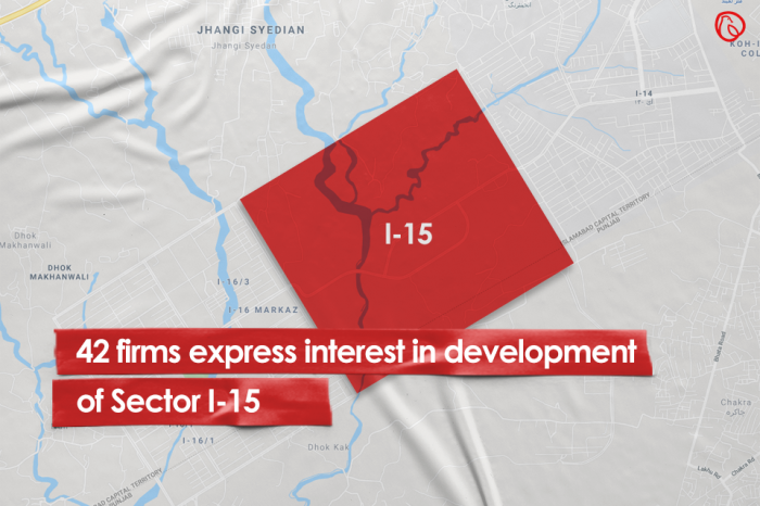 42 firms express interest in development of Sector I-15