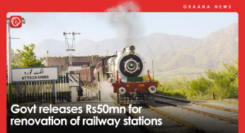 Govt releases Rs50mn for renovation of railway stations