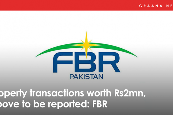 Property transactions worth Rs2mn, above to be reported: FBR