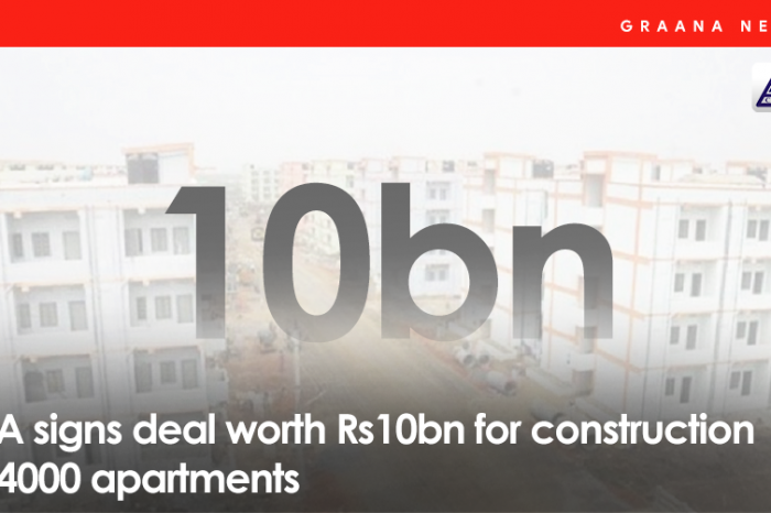 LDA signs deal worth Rs10bn for construction of 4000 apartments
