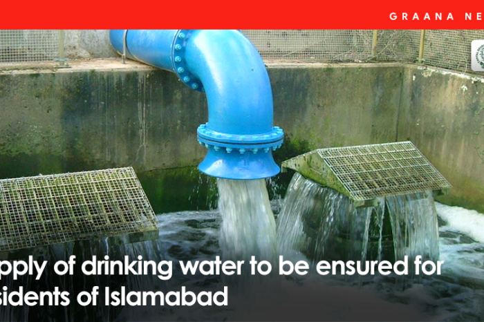 Supply of drinking water to be ensured for residents of Islamabad