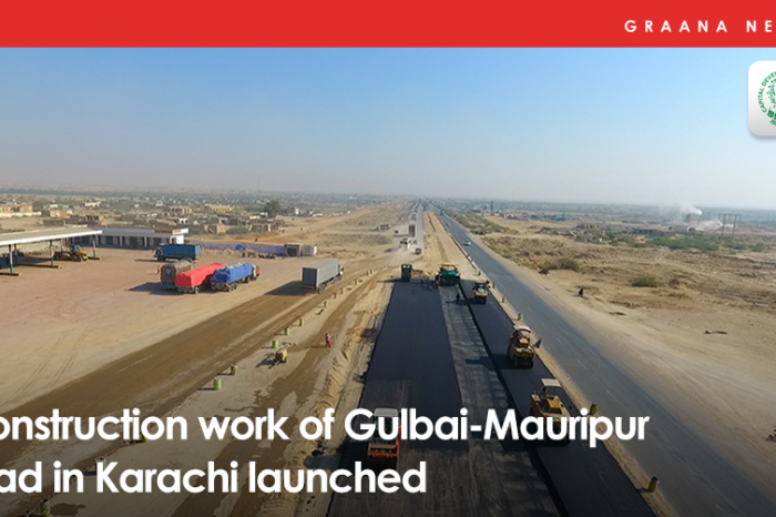 Construction work of Gulbai-Mauripur road in Karachi launched
