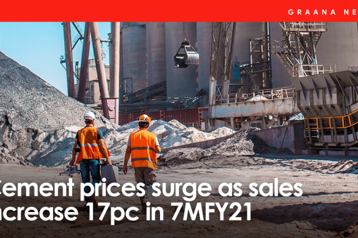 Cement prices surge as sales increase 17pc in 7MFY21