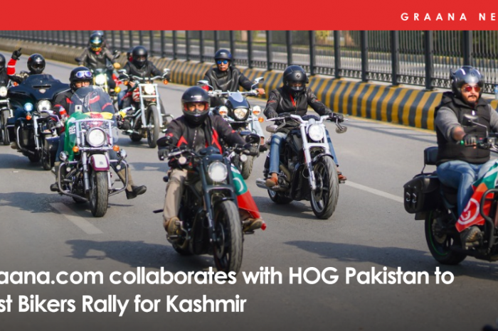 Graana.com collaborates with HOG Pakistan to host Bikers Rally for Kashmir