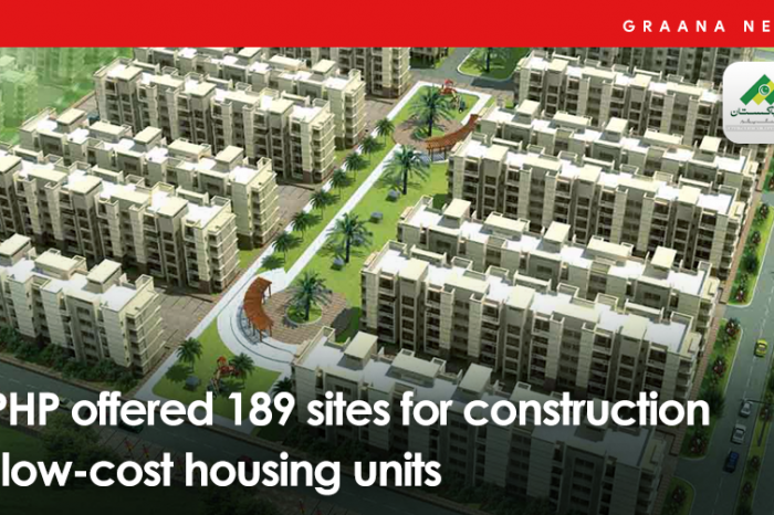 NPHP offered 189 sites for construction of low-cost housing units