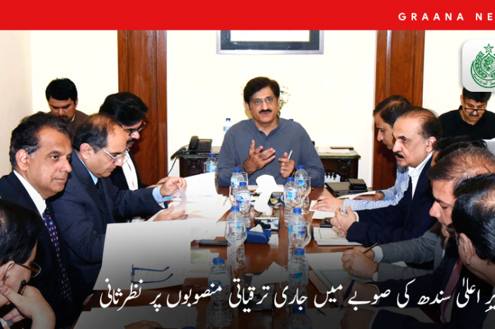 وزیرِ اعلیٰ سندھ کی صوبے میں جاری ترقیاتی منصوبوں پر نظرثانی
