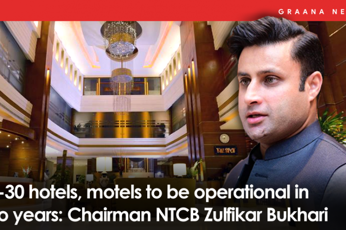 25-30 hotels, motels to be operational in two years: Chairman NTCB Zulfikar Bukhari