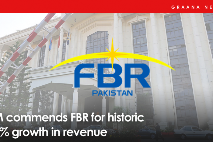 PM commends FBR for historic 16% growth in revenue