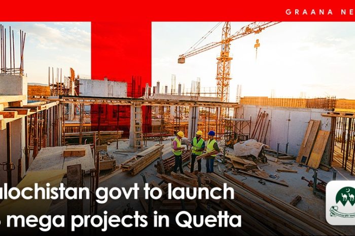 Balochistan govt to launch 28 mega projects in Quetta