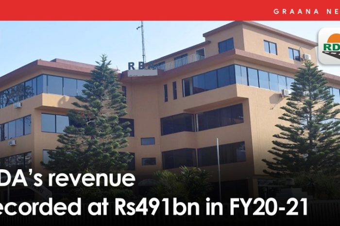 RDA’s revenue recorded at Rs491bn in FY20-21