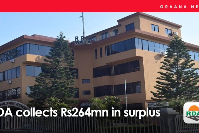 RDA collects Rs264mn in surplus