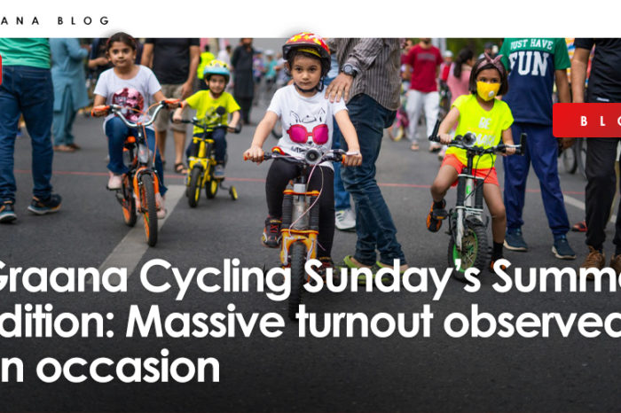 Graana Cycling Sunday's Summer Edition: Massive turnout observed on occasion