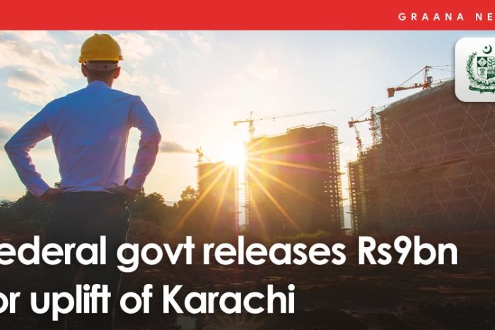 Federal govt releases Rs9bn for uplift of Karachi