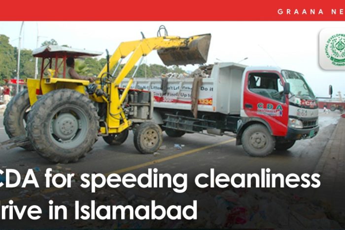 CDA for speeding cleanliness drive in Islamabad