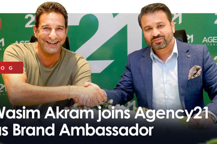 Agency21 International welcomes Wasim Akram as its Brand Ambassador