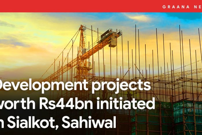 Development projects worth Rs44bn initiated in Sialkot, Sahiwal
