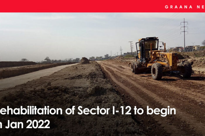 Rehabilitation of Sector I-12 to begin in Jan 2022