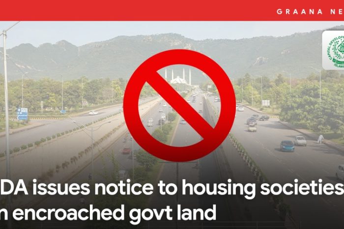 CDA issues notice to housing societies on encroached govt land