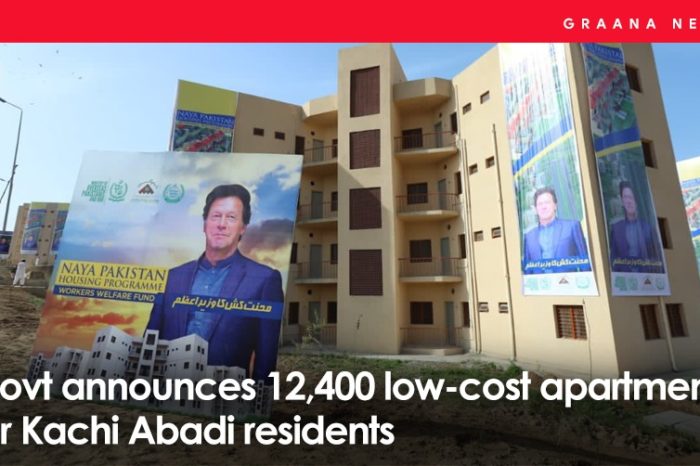 Govt announces 12,400 low-cost apartments for Kachi Abadi residents