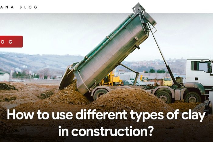 How to use different types of clay in construction?