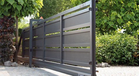 Sliding gate designs in Pakistan are perfect for spacious homes.