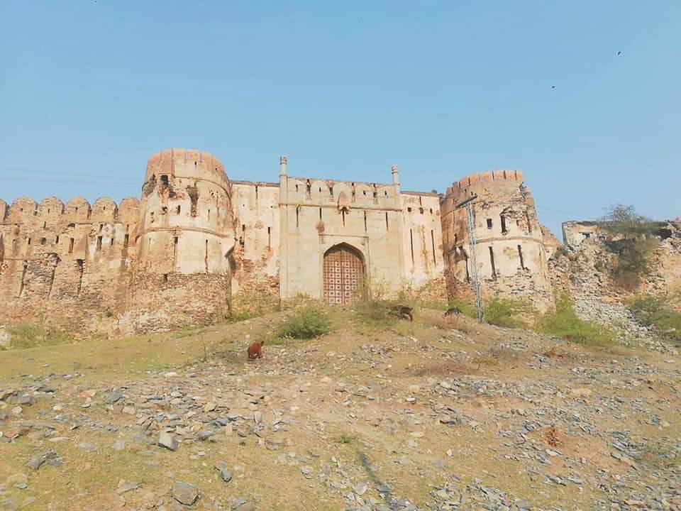 Closed gate of Attock Fort, Pakistan