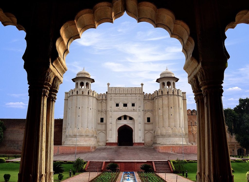 Gate of Lahore Fort in Pakistan