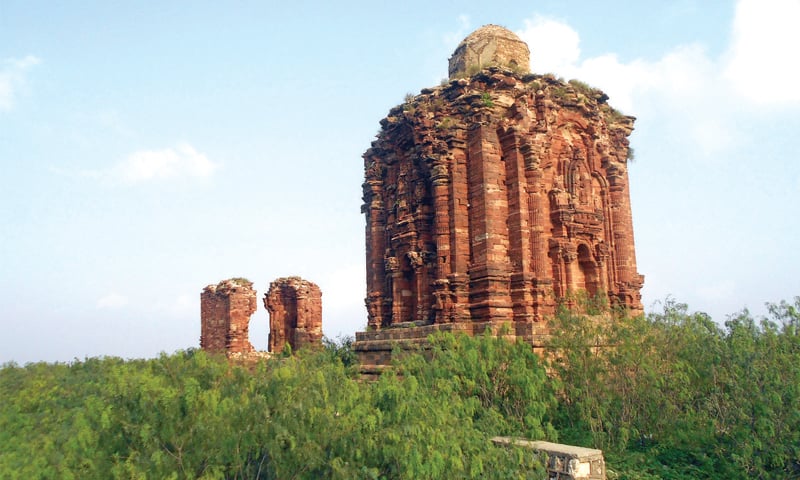 Remains of Malot Fort in Pakistan