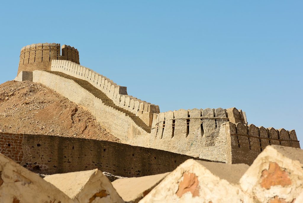 Walls of Ranikot Fort in Sindh, Pakistan