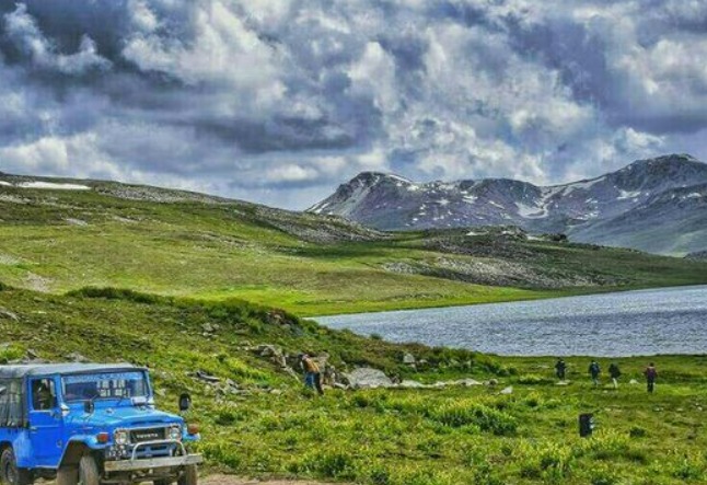 this is an image of Deosai National Park in winter