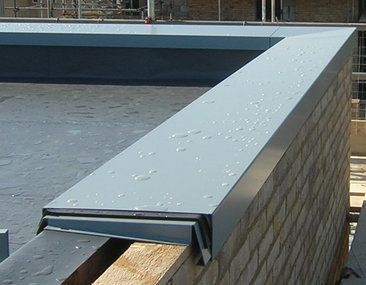 cap flashing for walls on roof