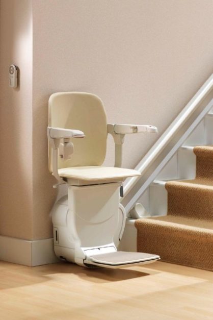 Stair chair lift to make stairs safe for the elderly