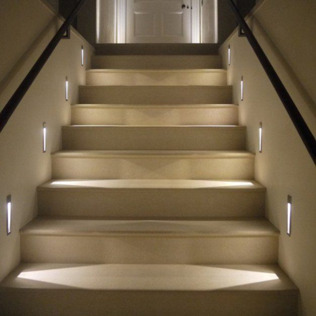 Good Lighting to make stairs safe for the elderly