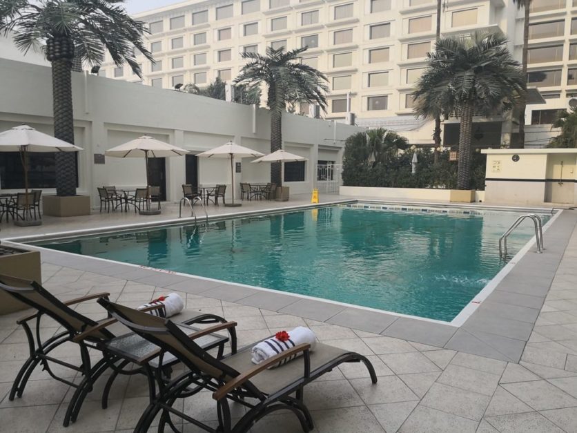 Pool in Pearl continental hotel Lahore