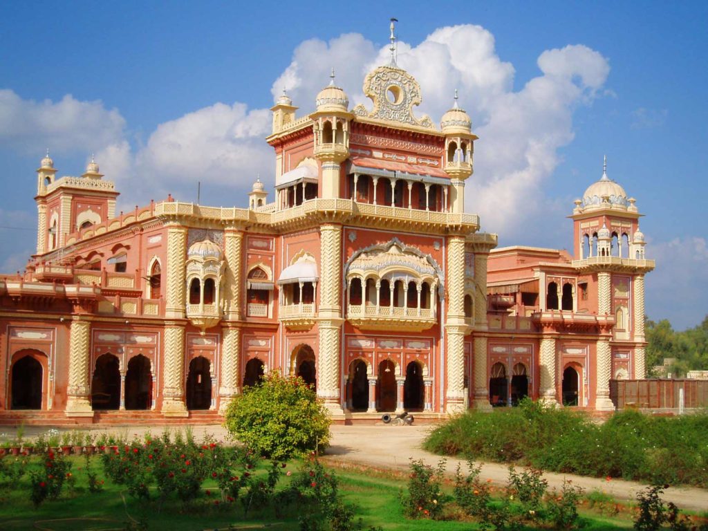The Faiz Mahal is a beautiful palace in Pakistan.