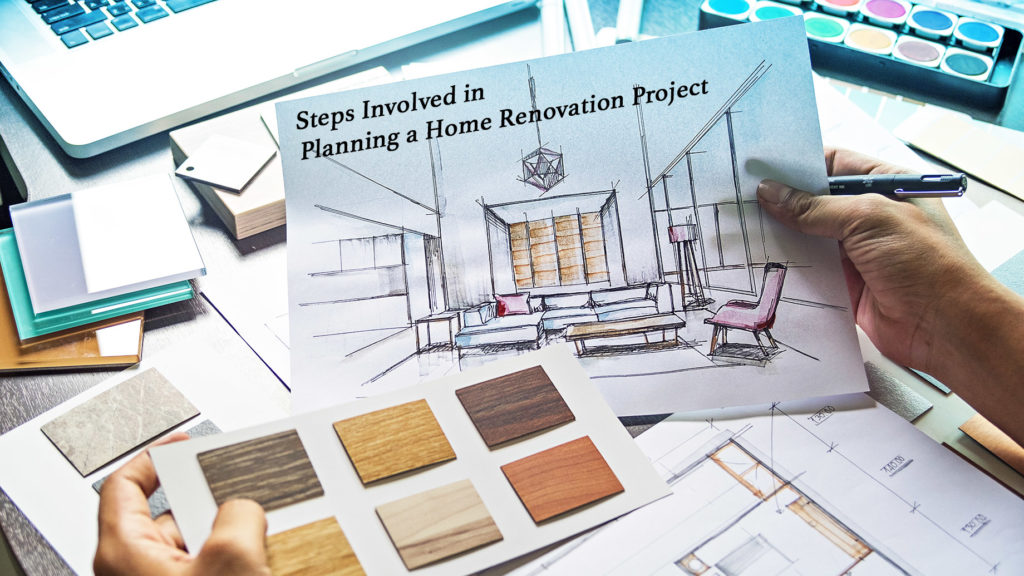 Showing a Renovation Plan Creation Draft 