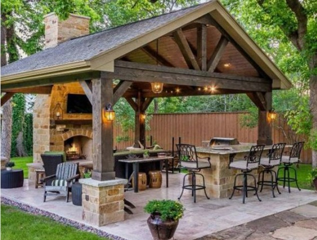 this is an outdoor place which is one of latest home decor trends