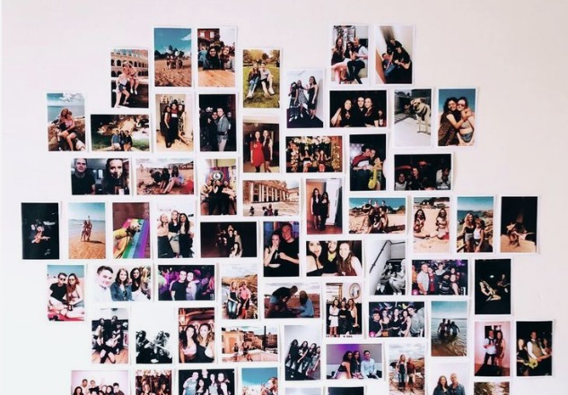 this is an image of photo wall which is a part of minimalist decor