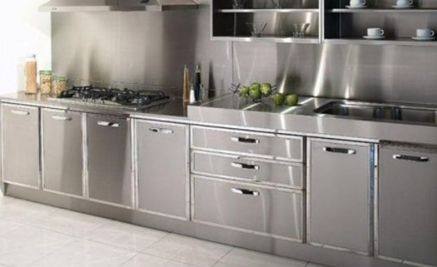 Stainless steel cabinets for kitchen
