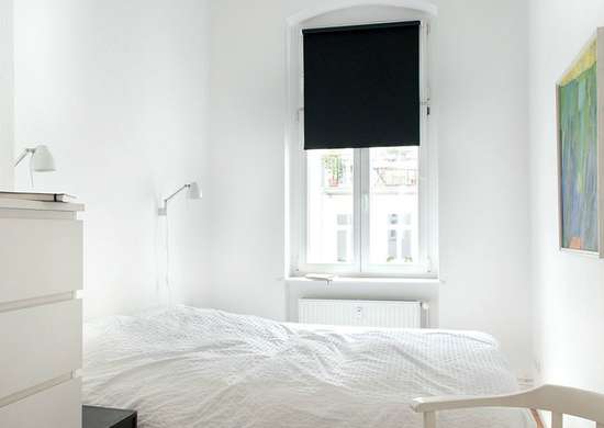 white painted rooms can look clinical.