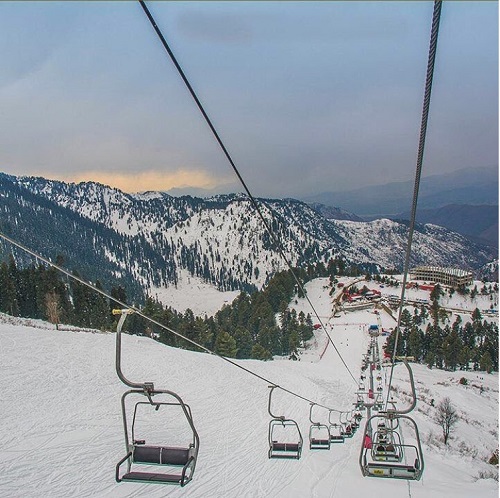 Nathiagali ski resort is a popular tourist destination