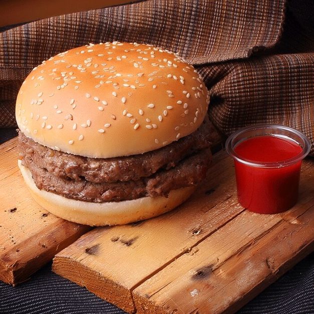 Double Beef Patty at Mr. Burger Karachi