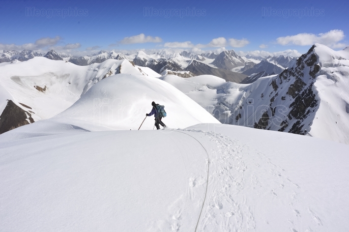 Shmshal valley ski resort is a popular destination