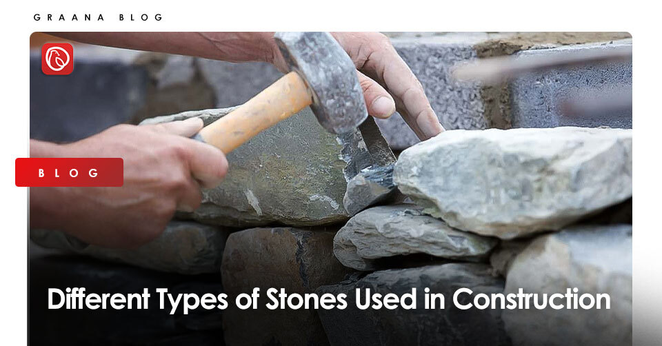 Different types of stones used in construction